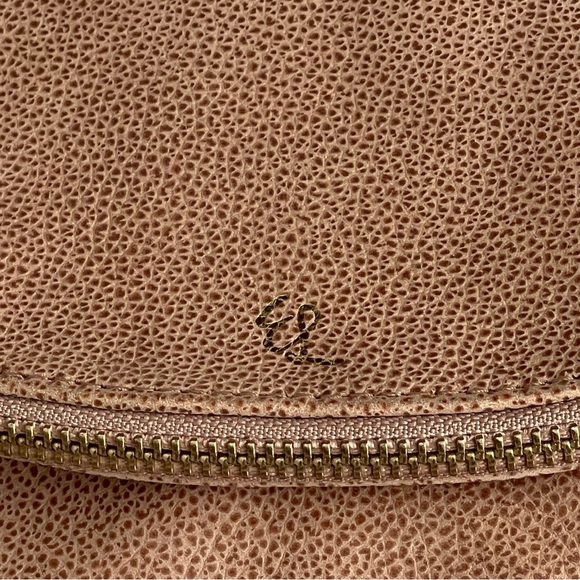 Elliott Lucca Soft Grain Leather Crossbody Large Bag Snap Closure Boho Chic - Picture 11 of 12